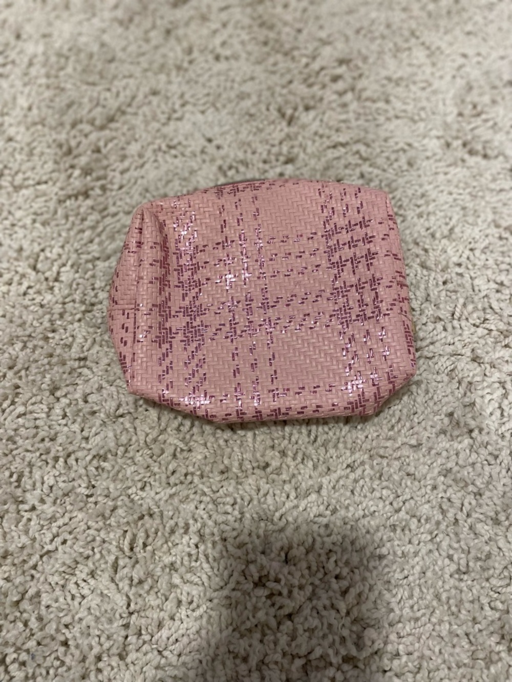 Pink Estée Lauder Cosmetic Pouch